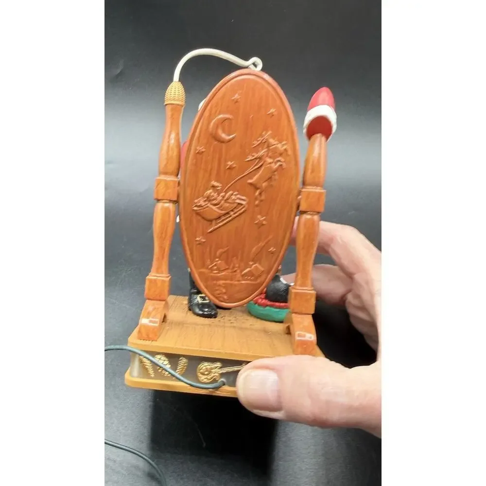 Hallmark Ornament Snug Fit for Santa Once Upon a Christmas music ornament LO24